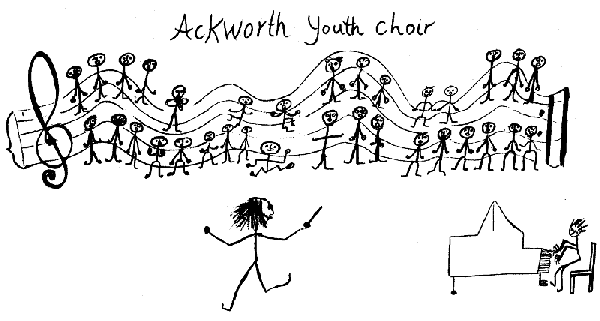 Drawing of choir
